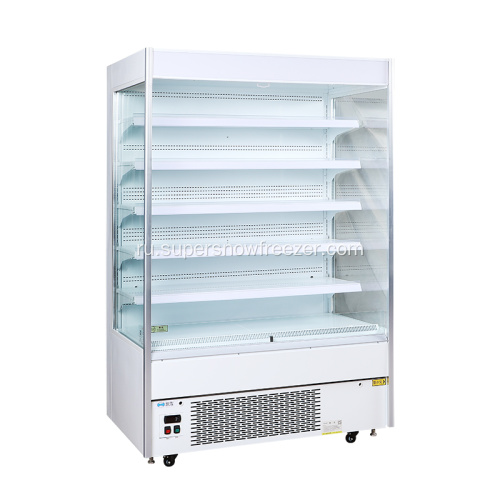 Продовольственный вертикальный дисплей охладитель холодильное оборудование